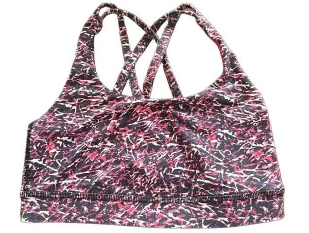 Lululemon Energy Bra Mini Ripple Boom Juice Multi size 4